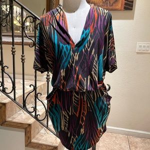 Jones Wear Animal Print Mini Dress (Size 10)